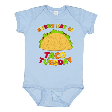 Inktastic Every Day is Taco Tuesday Gift Baby Boy or Baby Girl Bodysuit