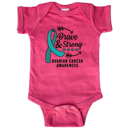 Inktastic Ovarian Cancer Awareness Brave and Strong with Arrows Gift Baby Boy or Baby Girl Bodysuit
Inktastic Ovarian Cancer Awareness Brave and Strong with Arrows Gift Baby Boy or Baby Girl Bodysuit