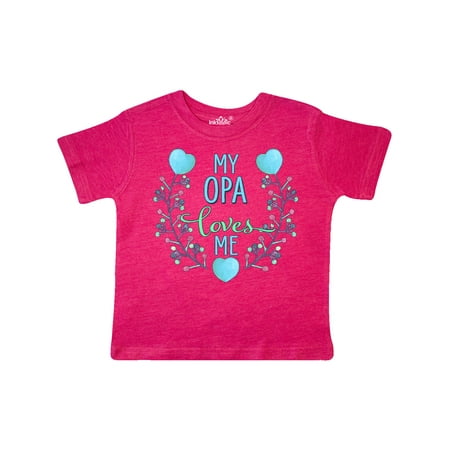 Inktastic My Opa Loves Me with Flowers and Hearts Gift Toddler Boy or Toddler Girl T-Shirt
Inktastic My Opa Loves Me with Flowers and Hearts Gift Toddler Boy or Toddler Girl T-Shirt