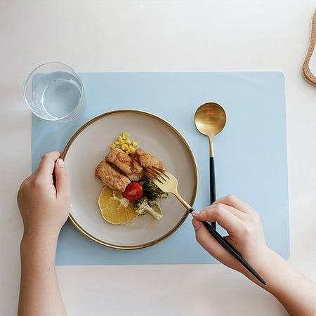 Silicone Placemats Food-Grade Non-Slip Cutting Hot Mats Tablemats Waterproof Table Mat Dishwasher Safe and BPA-Free Heat Resistant Mat Placemat
Silicone Placemats Food-Grade Non-Slip Cutting Hot Mats Tablemats Waterproof Table Mat Dishwasher Safe and BPA-Free Heat Resistant Mat Placemat