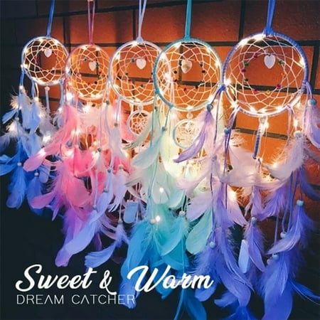 Dream Catcher Light Feather Shell and Iron Handcraft with Led Strap for Home Restaurant Wedding Decorations
Dream Catcher Light Feather Shell and Iron Handcraft with Led Strap for Home Restaurant Wedding Decorations