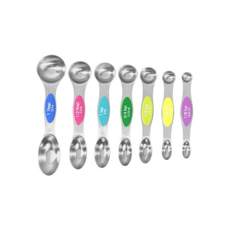 Doolland Magnetic Measuring Spoons Set Dual Sided Measuring Scoop ,Stainless Steel Measuring Spoons Kitchen Utensils Gadgets for Dry or Liquid Food
Doolland Magnetic Measuring Spoons Set Dual Sided Measuring Scoop ,Stainless Steel Measuring Spoons Kitchen Utensils Gadgets for Dry or Liquid Food