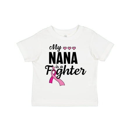 Inktastic Breast Cancer Awareness My Nana is a Fighter Gift Toddler Boy or Toddler Girl T-Shirt
Inktastic Breast Cancer Awareness My Nana is a Fighter Gift Toddler Boy or Toddler Girl T-Shirt