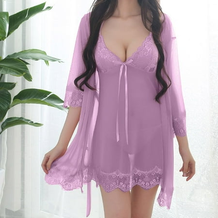 Lingerie For Women Naughty Wireless Rimless Pajamas Lace Nightdress Silk Underwear Women Sleepwear
Lingerie For Women Naughty Wireless Rimless Pajamas Lace Nightdress Silk Underwear Women Sleepwear