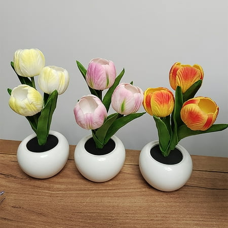 Mairbeon Night Light Eye-catching Safe Lightweight Bedside Tulips Artificial Flowers Light for Bedroom
Mairbeon Night Light Eye-catching Safe Lightweight Bedside Tulips Artificial Flowers Light for Bedroom