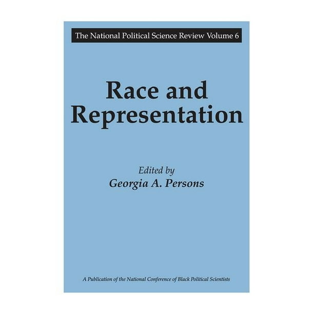 National Political Science Review: Race and Representation (Paperback)