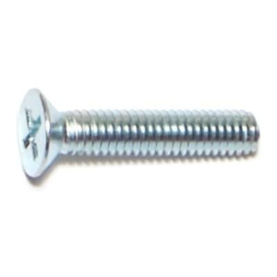 4mm-0.7 x 20mm Zinc Plated Class 4.8 Steel Coarse Thread Phillips Flat Head Machine Screws
4mm-0.7 x 20mm Zinc Plated Class 4.8 Steel Coarse Thread Phillips Flat Head Machine Screws