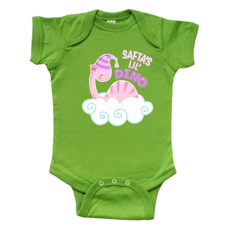 Inktastic Safta s Lil Dino with Cute Pink Baby Dinosaur Gift Baby Boy or Baby Girl Bodysuit
Inktastic Safta s Lil Dino with Cute Pink Baby Dinosaur Gift Baby Boy or Baby Girl Bodysuit