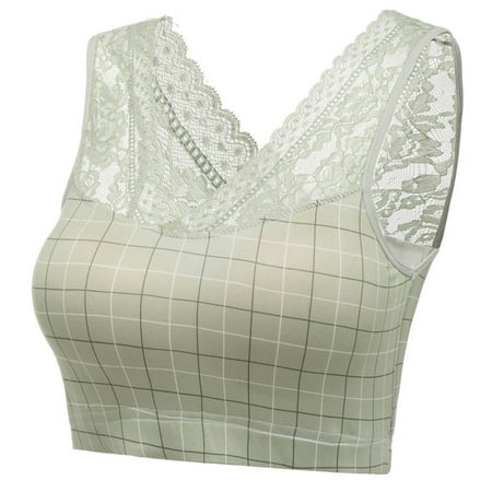 Intimates Women s Casual Lattice Print Plus Size Wireless Ventilation Vest Bar Polyester no underwire sports bra Green
Intimates Women s Casual Lattice Print Plus Size Wireless Ventilation Vest Bar Polyester no underwire sports bra Green