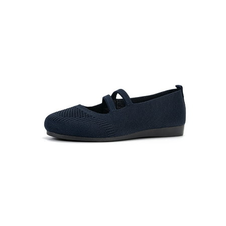 Woobling Women Walking Shoe Comfort Flat Shoes Slip On Flats Outdoor Moccasins Lightweight Loafers Non-Slip Low Top Dark Blue 7
Woobling Women Walking Shoe Comfort Flat Shoes Slip On Flats Outdoor Moccasins Lightweight Loafers Non-Slip Low Top Dark Blue 7