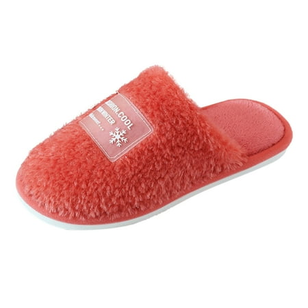 fvwitlyh Slippers for Women s Slippers Size 9 1/2 Wide Women Slippers Autumn And Winter Fashion Comfortable Home S House Slippers for Women