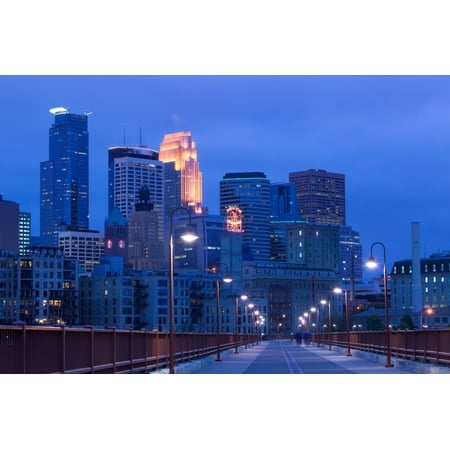 Buildings in a city Minneapolis Minnesota USA Poster Print