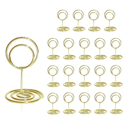 Table Number Holders 20Pcs - 2 Inch Mini Place Card Holder Short Table Number for Wedding Party (Gold)
Table Number Holders 20Pcs - 2 Inch Mini Place Card Holder Short Table Number for Wedding Party (Gold)