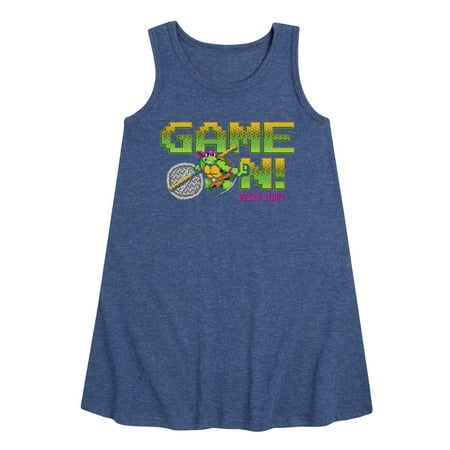 Teenage Muntant Ninja Turtle - Game On Don - Toddler and Youth Girls A-line Dress
Teenage Muntant Ninja Turtle - Game On Don - Toddler and Youth Girls A-line Dress