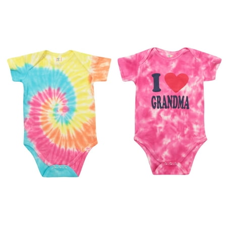 Just Love Girls Bodysuits (Pack of 2) 1900 (Girls 0-3 Months Grandma and Tie Dye)
Just Love Girls Bodysuits (Pack of 2) 1900 (Girls 0-3 Months Grandma and Tie Dye)