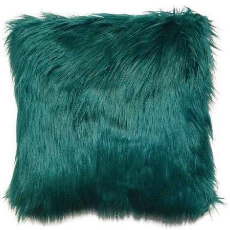 Better Homes and Gardens Faux Fur Decorative Pillow Available in Multiple Colors