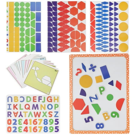 1 set of Shape Number Alphabet Learning Puzzle Kids Magnetic Puzzle Board