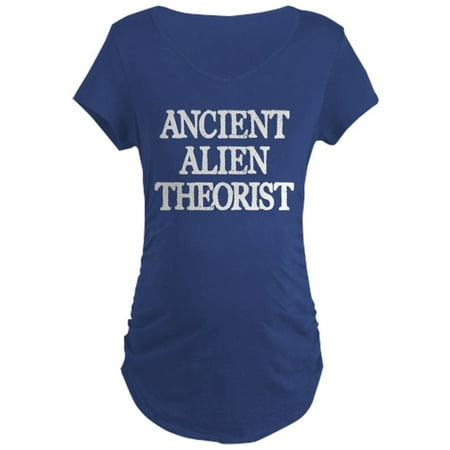 CafePress - Ancient Alien Theorist - Maternity Dark T-Shirt