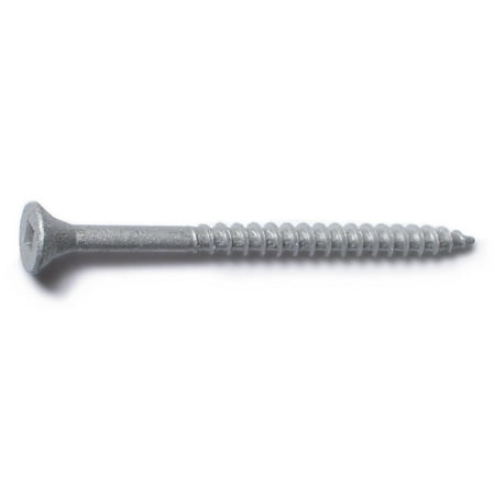 

#8 x 2-1/2 Silver Ruspert Coated Steel Square Drive Bugle Head Deckselect Deck Screws DKSBS-102