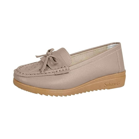 Shoes Loafers for Women Classic Leather Loafers Casual Slip-On Clearance Teen Girls Shoes Slip-On Comfort Fashion Comfortable For Walking Flat Shoes Beige 5.5
Shoes Loafers for Women Classic Leather Loafers Casual Slip-On Clearance Teen Girls Shoes Slip-On Comfort Fashion Comfortable For Walking Flat Shoes Beige 5.5