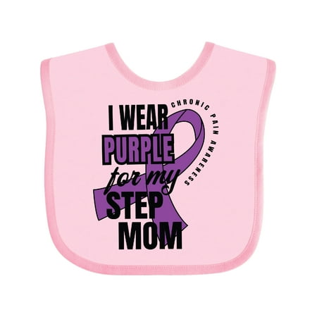 Inktastic Chronic Pain I Wear Purple For My Step Mom Gift Baby Boy or Baby Girl Bib
Inktastic Chronic Pain I Wear Purple For My Step Mom Gift Baby Boy or Baby Girl Bib