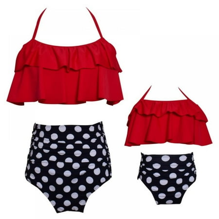 Gyratedream Girls Two Pieces Swimsuit for Women High Waisted Bikini Set Mommy and Me Bathing Suits Family Matching Swimwear
Gyratedream Girls Two Pieces Swimsuit for Women High Waisted Bikini Set Mommy and Me Bathing Suits Family Matching Swimwear