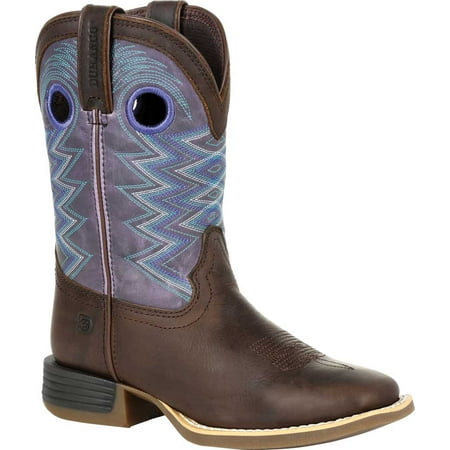 Durango Lil Rebel Pro Little Kid s Amethyst Western Boot Size 11(M)