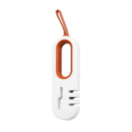 4 in 1 Knife Sharpener Multifunctional Shears Sharpening Tool Easy to Use Household Whetstone with Silicone Lanyard for Home Kitchen
4 in 1 Knife Sharpener Multifunctional Shears Sharpening Tool Easy to Use Household Whetstone with Silicone Lanyard for Home Kitchen