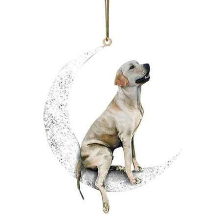 Heiheiup The On Decoration Creative Dog Christmas Pendant Sitting Moon Garland Thanksgiving
Heiheiup The On Decoration Creative Dog Christmas Pendant Sitting Moon Garland Thanksgiving