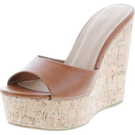 BAMBOO Women s Clear Band Platform Wedge Slide
BAMBOO Women s Clear Band Platform Wedge Slide