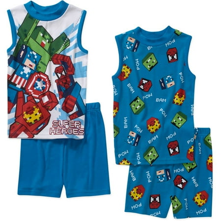Marvel Pixels Boys' License 4 Piece Cott