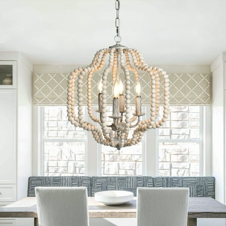 Edis Home Limited OYIPRO 4 - Light Vintage Candle Style Geometric Beads Chandelier Wooden Antiqued
Edis Home Limited OYIPRO 4 - Light Vintage Candle Style Geometric Beads Chandelier Wooden Antiqued