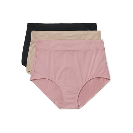Blissful Benefits by Warner s Women s No Muffin Top Micro Breathable Brief Panties 3-Pack
Blissful Benefits by Warner s Women s No Muffin Top Micro Breathable Brief Panties 3-Pack