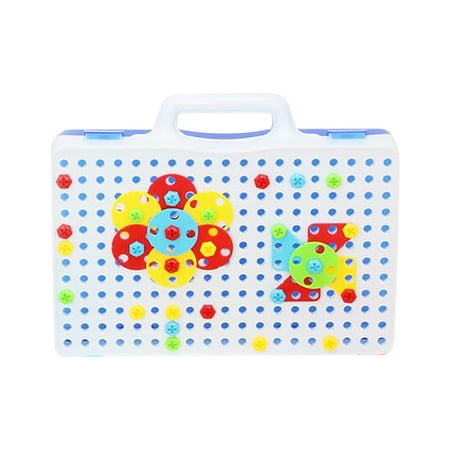 Sanfanil Children s Electric Drill Screw Screw Assembly Building Block Toolbox Nut Combination Disassembly Puzzle Toy 
Sanfanil Children s Electric Drill Screw Screw Assembly Building Block Toolbox Nut Combination Disassembly Puzzle Toy