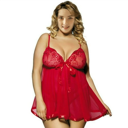 Well Nightwear Women s Erogenous Transparent Lingerie Babydoll Plus Size Sleepwear Lace Dress Underwear Babydoll Lingerie red
Well Nightwear Women s Erogenous Transparent Lingerie Babydoll Plus Size Sleepwear Lace Dress Underwear Babydoll Lingerie red