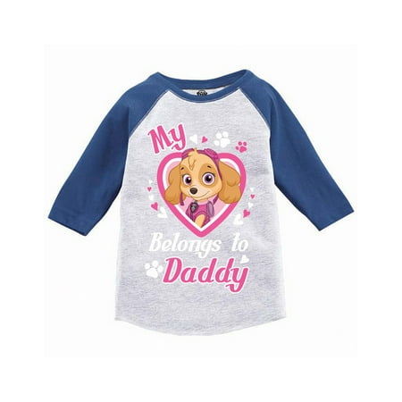 Paw Patrol Skye Raglan Long Sleeve Shirts - 3 4 5 Years Old Toddler - My Heart Belongs To Daddy Paw Patrol Tee
Paw Patrol Skye Raglan Long Sleeve Shirts - 3 4 5 Years Old Toddler - My Heart Belongs To Daddy Paw Patrol Tee