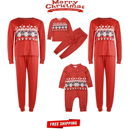 Christmas Pajamas for Family Red Print Parent-Child Suit Xmas Family Pajamas Set Baby Romper Sleepwear Christmas Pajamas Set
Christmas Pajamas for Family Red Print Parent-Child Suit Xmas Family Pajamas Set Baby Romper Sleepwear Christmas Pajamas Set