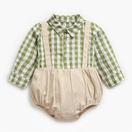 Hunpta Toddler Kids Child Infant Newborn Baby Boys Long Sleeve Plaid Patchwork Romper Bodysuit Outfits Clothes
Hunpta Toddler Kids Child Infant Newborn Baby Boys Long Sleeve Plaid Patchwork Romper Bodysuit Outfits Clothes