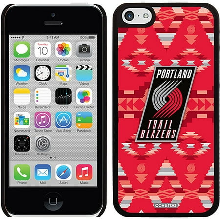 Portland Trailblazers Tribal Print Design on Apple iPhone 5c Thinshield Snap-On Case by Coveroo