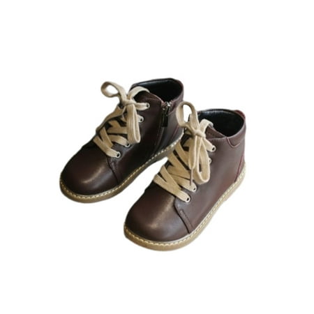 Fangasis Unisex Kids Non-Slip Short Bootie Round Toe Casual Booties School Comfort Ankle Boots Brown (with Warm Lining) 10C
Fangasis Unisex Kids Non-Slip Short Bootie Round Toe Casual Booties School Comfort Ankle Boots Brown (with Warm Lining) 10C