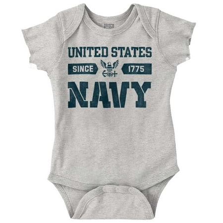 United States Navy Since 1775 Romper Boys or Girls Infant Baby Brisco Brands 18M
United States Navy Since 1775 Romper Boys or Girls Infant Baby Brisco Brands 18M