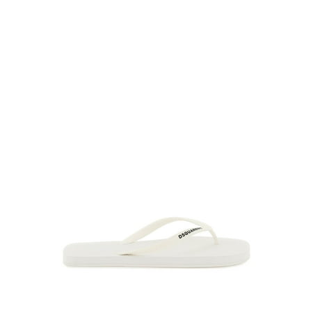 Dsquared2 rubber flip flop with logo