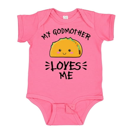 Inktastic My Godmother Loves Me with Taco Illustration Gift Baby Boy or Baby Girl Bodysuit
Inktastic My Godmother Loves Me with Taco Illustration Gift Baby Boy or Baby Girl Bodysuit
