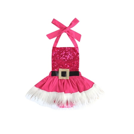 LSFYSZD Baby Girl Romper Dress Christmas Plush Santa High Waist Hanging Neck Plaid Loose Midi
LSFYSZD Baby Girl Romper Dress Christmas Plush Santa High Waist Hanging Neck Plaid Loose Midi