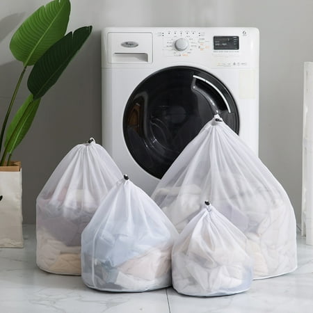 Christmas Saving Clearance! Sruiluo Laundry Bag Large Mesh Laundry Bags with Drawstring Durable Wash Bag for Delicates Garment Laundry Mesh Bag for Family College Dorm Apartment White M
Christmas Saving Clearance! Sruiluo Laundry Bag Large Mesh Laundry Bags with Drawstring Durable Wash Bag for Delicates Garment Laundry Mesh Bag for Family College Dorm Apartment White M
