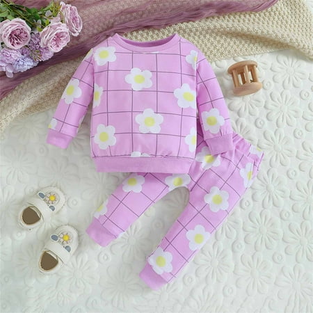 Hbdhejl Outfit Set For Girls Boys Toddler Newborn Infant Baby Spring Summer Print Cotton Long Sleeve Hoodie Tops Pants Outfits Clothes Purple 12-18 Months
Hbdhejl Outfit Set For Girls Boys Toddler Newborn Infant Baby Spring Summer Print Cotton Long Sleeve Hoodie Tops Pants Outfits Clothes Purple 12-18 Months