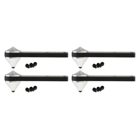4pcs Speaker Floor Stand Feet Spikes and Support Bracket Set with Mounting Screws for Home Audio System
4pcs Speaker Floor Stand Feet Spikes and Support Bracket Set with Mounting Screws for Home Audio System