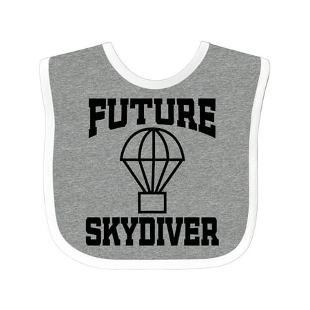 Inktastic Future Skydiver Gift Baby Boy or Baby Girl Bib