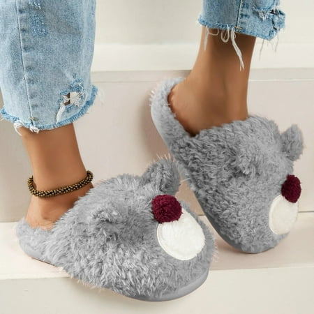 Women Winter Warm Cartoon Bear Keeps Warm House Slippers Wear Household Comfortable Slippers C 5.5
Women Winter Warm Cartoon Bear Keeps Warm House Slippers Wear Household Comfortable Slippers C 5.5