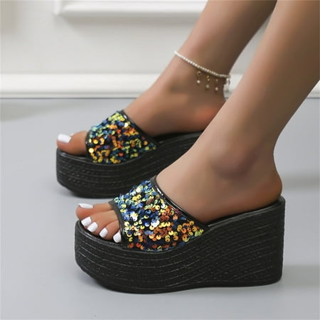 Homadles Women Wedge Platform Sandals- Beach Thick Sole Breathable Breathable Wedges Shoes Multicolor Size 8.5
Homadles Women Wedge Platform Sandals- Beach Thick Sole Breathable Breathable Wedges Shoes Multicolor Size 8.5